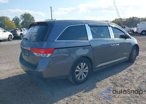 2016 Honda Odyssey Ex-L из США, поврежденный, VIN 5FNRL5H61GB104335